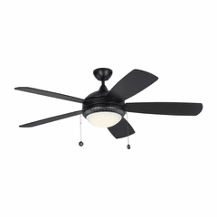 Monte Carlo 52" Discus Ornate Ceiling Fan - Matte Black w/Matte Opal - 5DIO52BKD Monte Carlo 52" Discus Ornate Ceiling Fan - Matte Black w/Matte Opal - 5DIO52BKD