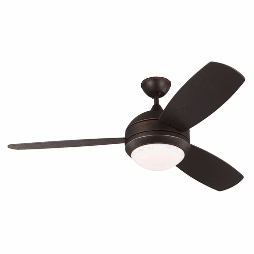 Monte Carlo 52" Discus Trio Ceiling Fan - Roman Bronze - 3DIR52RBD