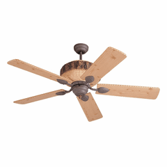 Monte Carlo 52" Great Lodge Ceiling Fan - Weathered Iron w/Lodge Pine - 5GL52WI