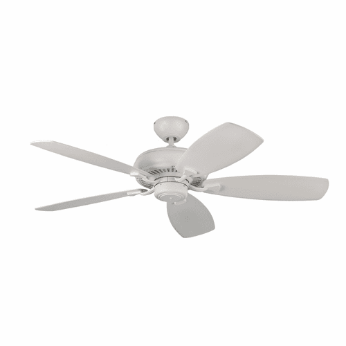 Monte Carlo 52" Light Cast Max Ceiling Fan - Matte White w/White - 5LCM52RZW