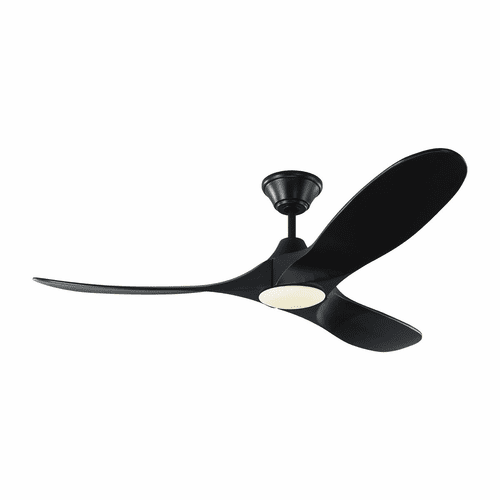 Monte Carlo 52" Maverick II LED Ceiling Fan - Matte Black - 3MAVR52BKBKD
