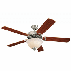 Monte Carlo 52" Ornate Elite Ceiling Fan - English Pewter - 5OR52EPD-L