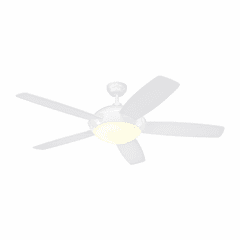 Monte Carlo 52" Sleek Ceiling Fan - White w/Matte Opal - 5SLR52WHD-V1