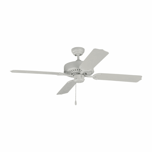 Monte Carlo 52" Tucker Outdoor Ceiling Fan - Matte White - 4TK52RZW