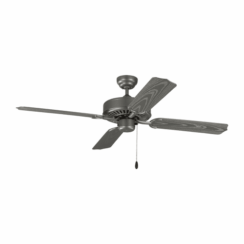 Monte Carlo 52" Tucker Outdoor Ceiling Fan - Painted Brushed Steel - 4TK52PBS