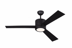 Monte Carlo 52" Vision -Rubberized Black - 3VNR52RZBD