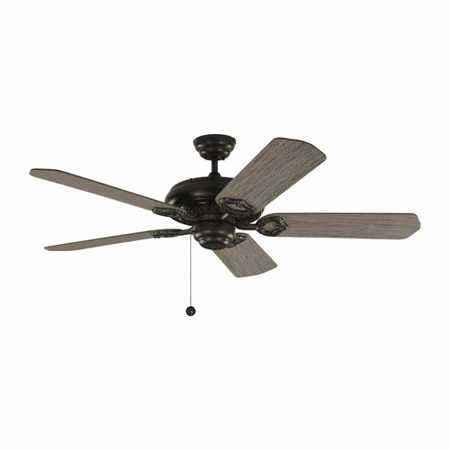 Monte Carlo 52" York Ceiling Fan - Aged Pewter - 5YK52AGP