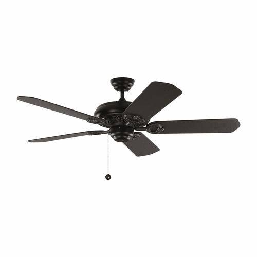 Monte Carlo 52" York Ceiling Fan - Matte Black - 5YK52BK