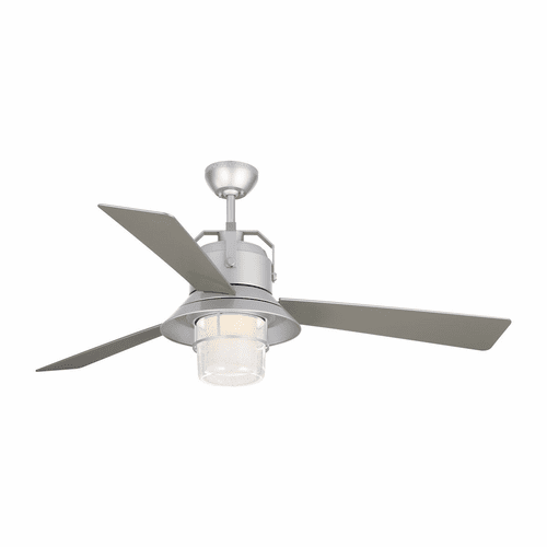 Monte Carlo 54" Boynton Outdoor Ceiling Fan - Painted Brushed Steel - 3BTR54PBSD