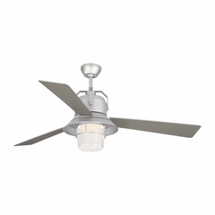 Monte Carlo 54" Boynton Outdoor Ceiling Fan - Painted Brushed Steel - 3BTR54PBSD