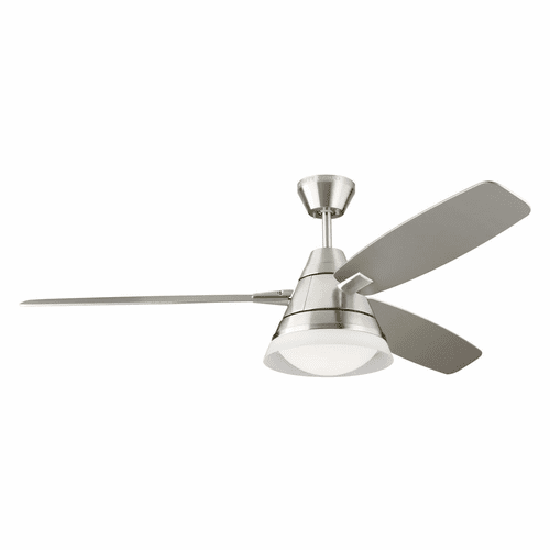 Monte Carlo 54" Nord Ceiling Fan - Brushed Steel - 3NDR54BSD