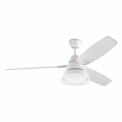 Monte Carlo 54" Nord Ceiling Fan - Matte White - 3NDR54RZWD