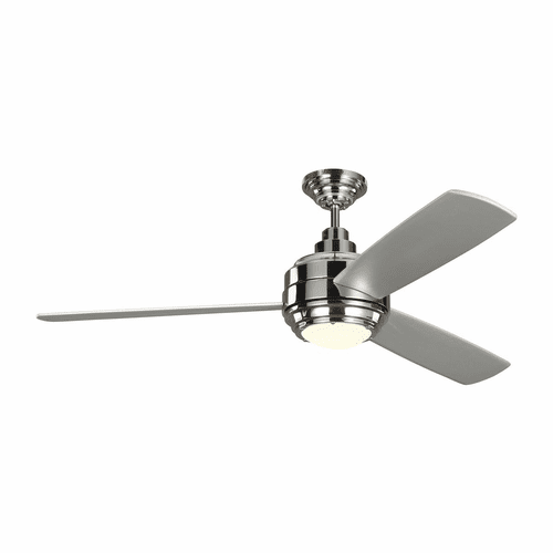 Monte Carlo 56" Aerotour Ceiling Fan - Polished Nickel - 3TAR56PNGRYD