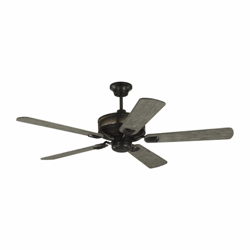 Monte Carlo 56" Artizan Ceiling Fan - Aged Pewter - 5AZR56AGP