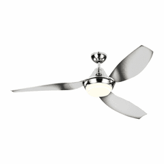 Monte Carlo 56" Avvo Ceiling Fan - Quicksilver - 3AVOR56QSD-V1