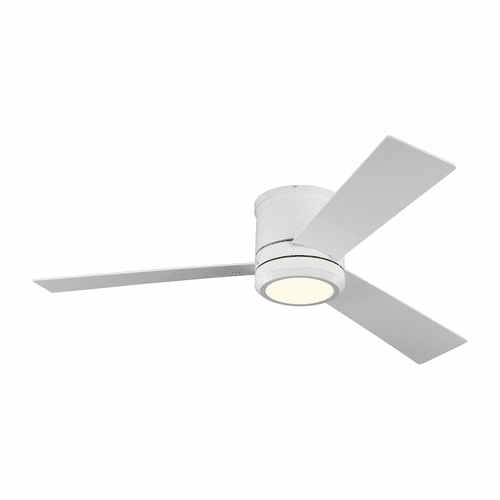 Monte Carlo 56" Clarity Max Ceiling Fan - Matte White - 3CLMR56RZWD-V1