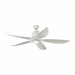 Monte Carlo 56" Lily Ceiling Fan - Matte White - 5LLR56RZWD-V1 Monte Carlo 56" Lily Ceiling Fan - Matte White - 5LLR56RZWD-V1