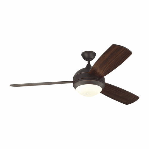 Monte Carlo 58" Discus Trio Max Ceiling Fan - Roman Bronze - 3DIR58RBD-V1