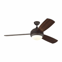 Monte Carlo 58" Discus Trio Max Ceiling Fan - Roman Bronze - 3DIR58RBD-V1