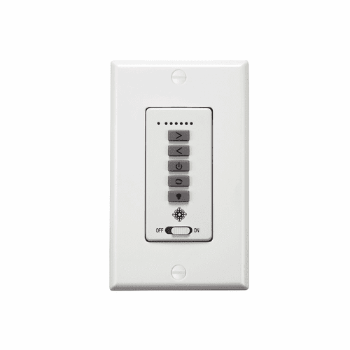Monte Carlo 6 Speed Wall Control -White - ESSWC-7-WH