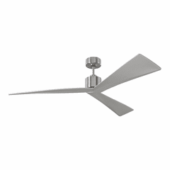 Monte Carlo 60" Adler Ceiling Fan - Brushed Steel - 3ADR60BS