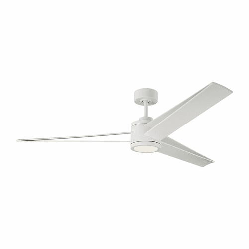 Monte Carlo 60" Armstrong Ceiling Fan - Matte White - 3AMR60RZWD
