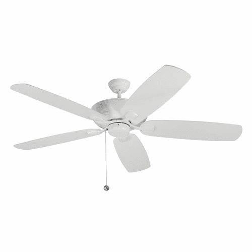 Monte Carlo 60" Colony Super Max Ceiling Fan - Matte White - 5CSM60RZW