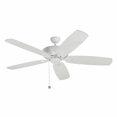 Monte Carlo 60" Colony Super Max Ceiling Fan - Matte White - 5CSM60RZW