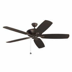 Monte Carlo 60" Colony Super Max Ceiling Fan - Roman Bronze - 5CSM60RB