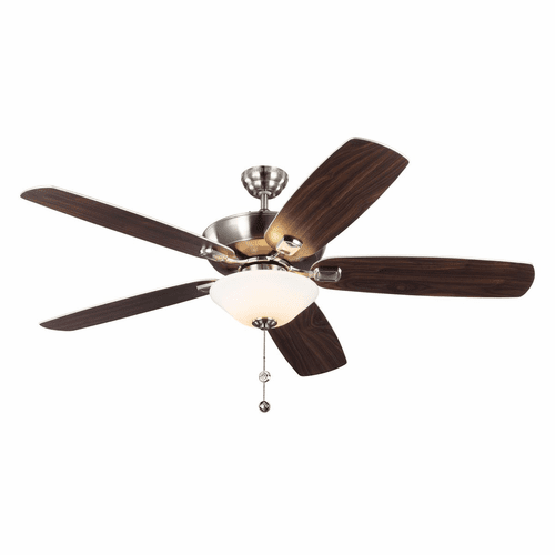 Monte Carlo 60" Colony Super Max Plus Ceiling Fan - Brushed Steel - 5CSM60BSD