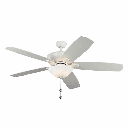 Monte Carlo 60" Colony Super Max Plus Ceiling Fan - Matte White - 5CSM60RZWD