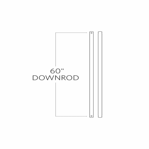 Monte Carlo 60" Downrod - Bronze - DR60BZ