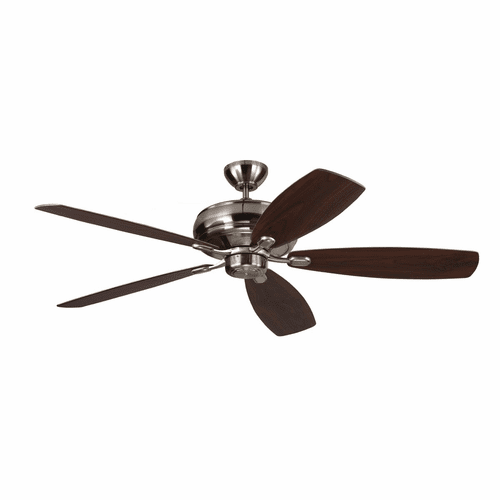 Monte Carlo 60" Embassy Max Ceiling Fan - Brushed Steel - 5EM60BS
