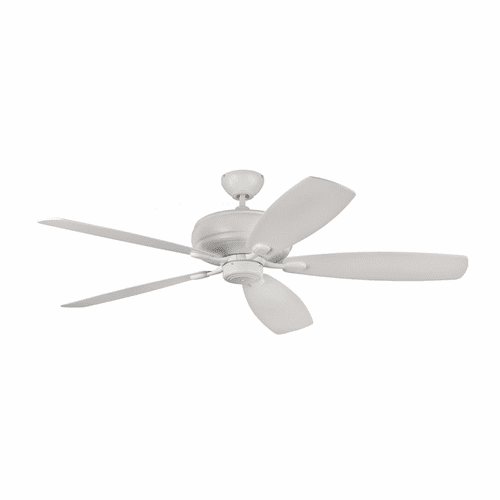Monte Carlo 60" Embassy Max Ceiling Fan - Matte White w/White - 5EM60RZW