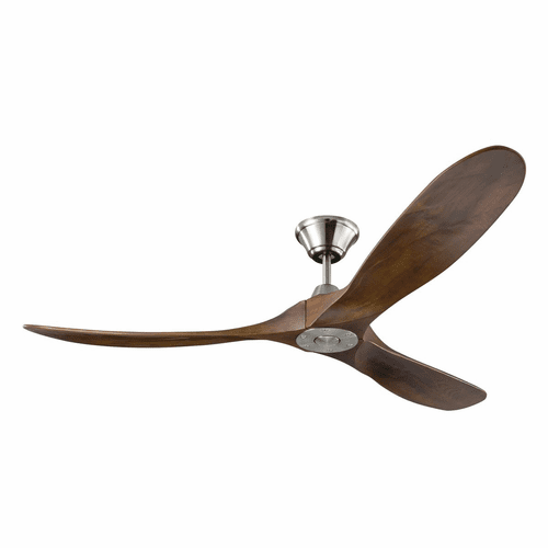 Monte Carlo 60" Maverick Ceiling Fan - Brushed Steel - 3MAVR60BS