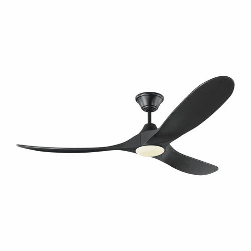 Monte Carlo 60" Maverick LED Ceiling Fan - Matte Black - 3MAVR60BKBKD