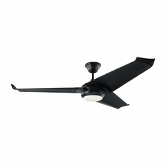 Monte Carlo 60" Orville Ceiling Fan - Matte Black - 3OVR60BKBKD Monte Carlo 60" Orville Ceiling Fan - Matte Black - 3OVR60BKBKD