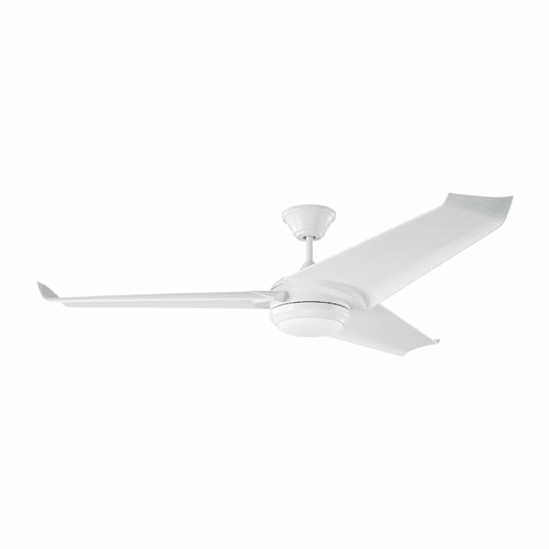Monte Carlo 60" Orville Ceiling Fan - Matte White - 3OVR60RZWD