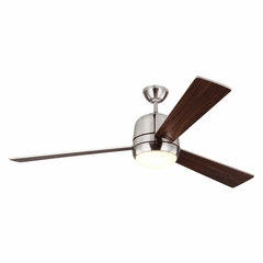 Monte Carlo 60" Owen Ceiling Fan - Brushed Steel - 3OWR60BSD