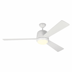 Monte Carlo 60" Owen Ceiling Fan - Matte White - 3OWR60RZWD