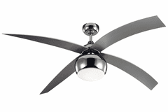 Monte Carlo 60" Vios Fan -Polished Nickel - 4VOR60PND
