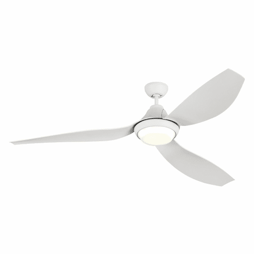 Monte Carlo 64" Avvo Max Ceiling Fan - Matte White - 3AVMR64RZWD
