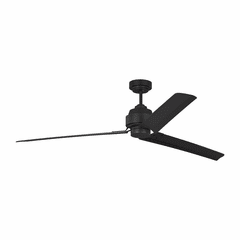 Monte Carlo 68" Arcade Ceiling Fan - Midnight Black - 3ARR68MBK
