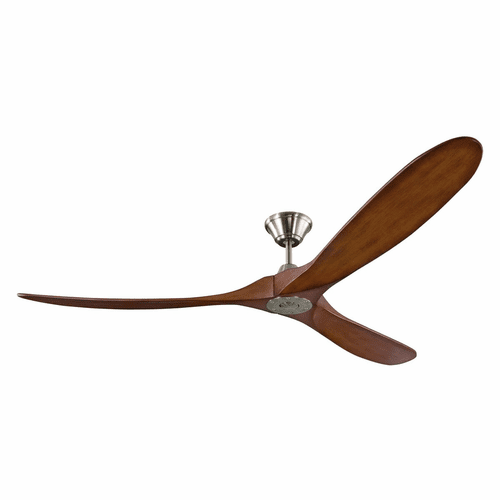 Monte Carlo 70" Maverick Max Ceiling Fan - Brushed Steel - 3MAVR70BSKOA