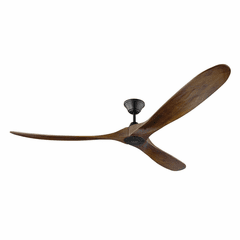 Monte Carlo 70" Maverick Max Ceiling Fan with Remote and Wall Controls - Matte Black - 3MAVR70BK-RCWC