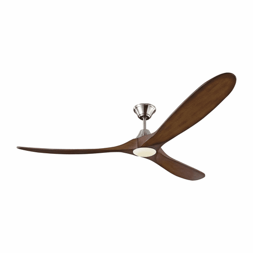 Monte Carlo 70" Maverick Max LED Ceiling Fan - Brushed Steel - 3MAVR70BSKOAD