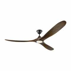 Monte Carlo 70" Maverick Max LED Ceiling Fan - Matte Black - 3MAVR70BKD