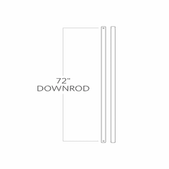 Monte Carlo 72" Downrod - Bronze - DR72BZ