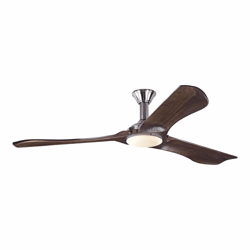 Monte Carlo 72" Minimalist Max Ceiling Fan - Brushed Steel - 3MNLR72BSD-V1