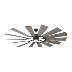 Monte Carlo 72" Prairie Grand Ceiling Fan - Aged Pewter - 14PRR72AGPD